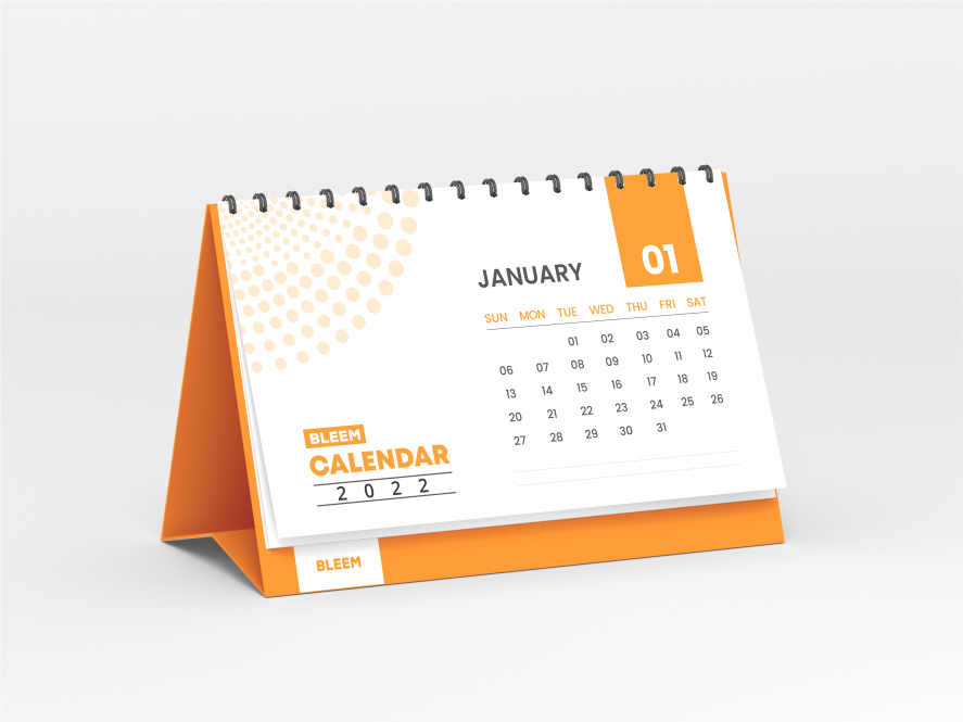 Top Quality desk table calendar design and printing in lagos, nigeria.